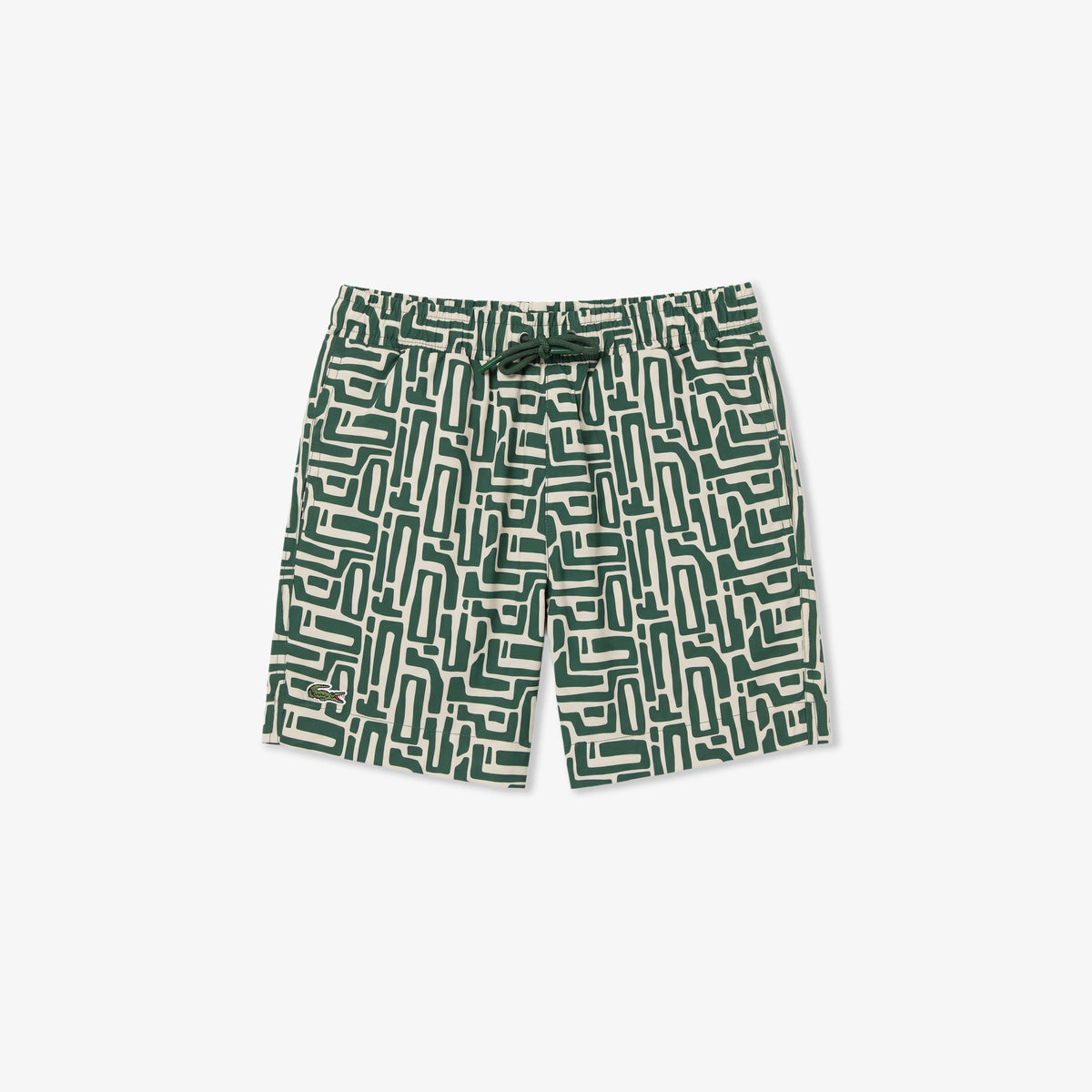 Lacoste Regular Fit Erkek Yeşil Deniz Şortu