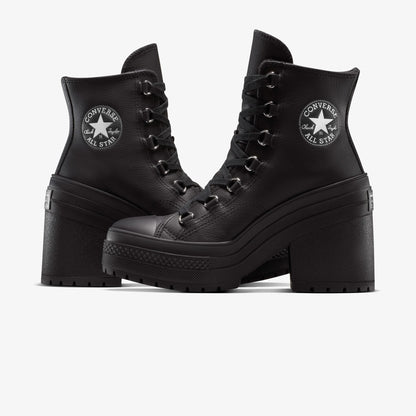 Converse Chuck 70 De Luxe Heel Leather High Top Kadın Siyah Sneaker