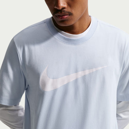 Nike Sportswear Icon Swoosh Erkek Mavi T-shirt