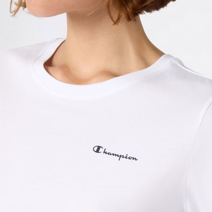 Champion Ss Regular Fit Kadın Beyaz T-shirt