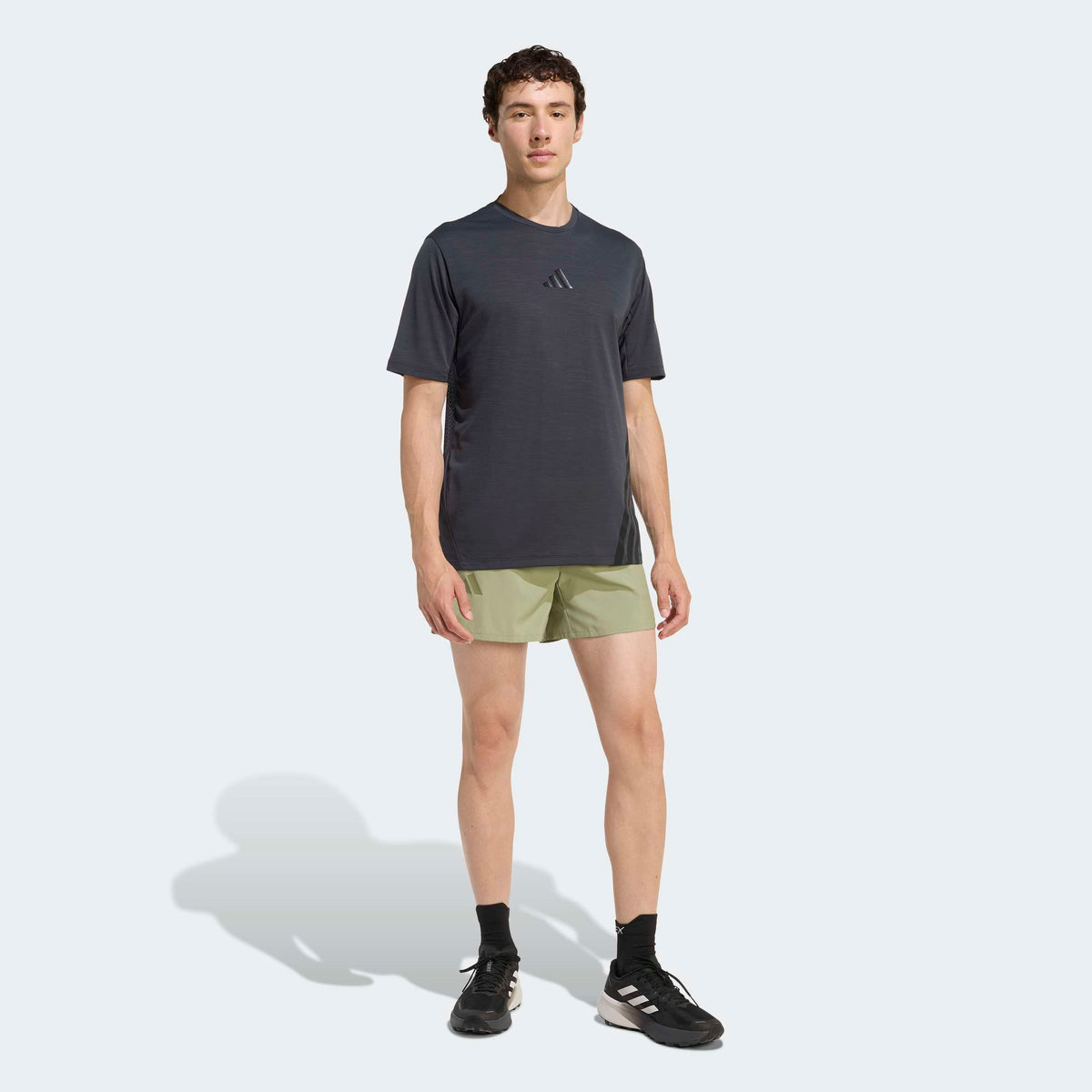 Adidas Xpr Erkek Gri Koşu T-shirt