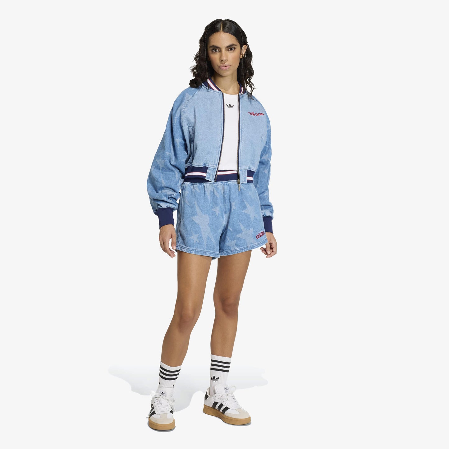 Adidas Varsity Kadın Mavi Ceket