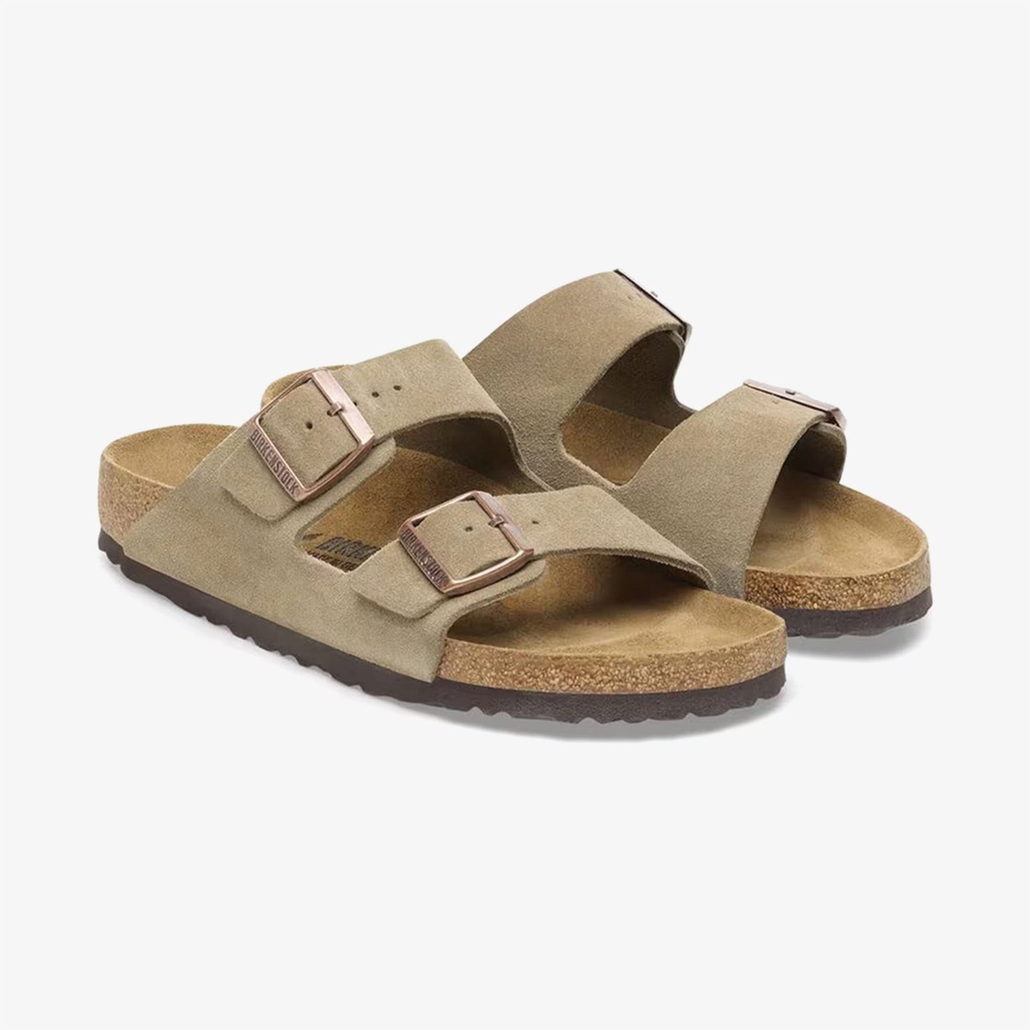 Birkenstock Arizona Vl Süet Unisex Kahverengi Terlik