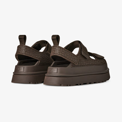 Ugg Goldenglow Embossed Kadın Kahverengi Sandalet