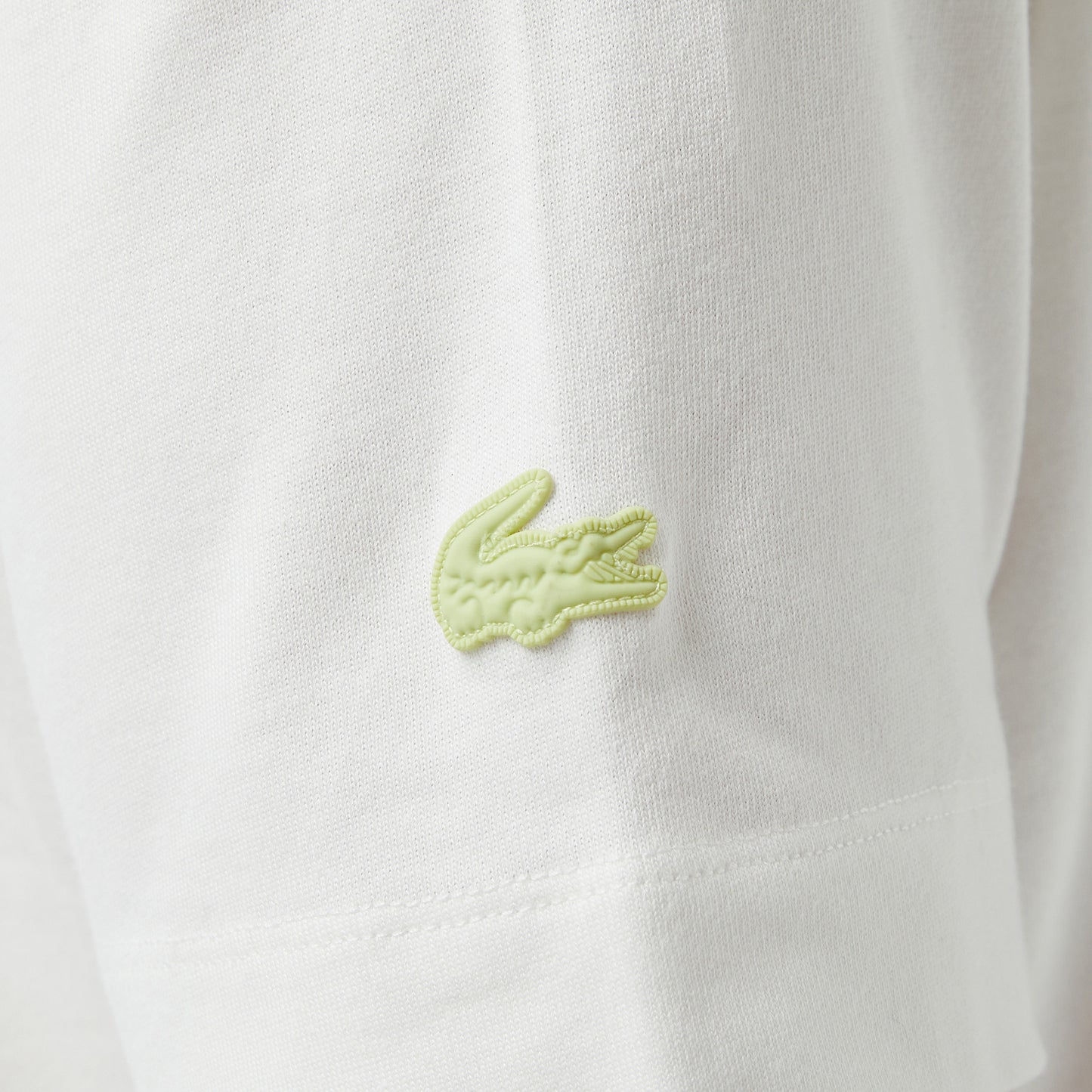 Lacoste Erkek Relaxed Fit Bisiklet Yaka Krem T-shirt