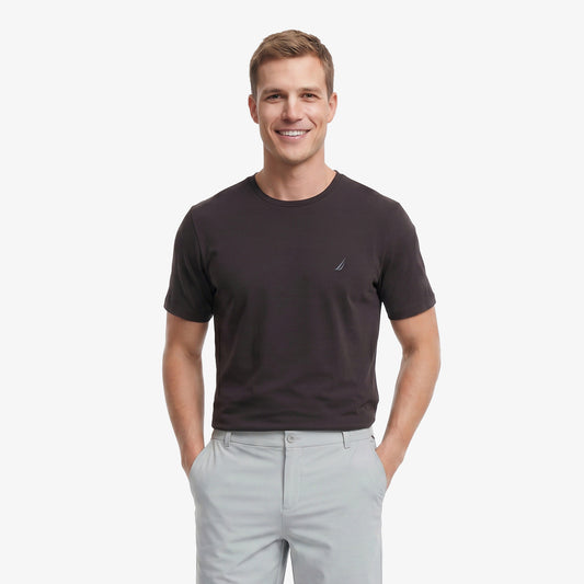 Nautica Erkek Kahverengi Regular Fit T-shirt