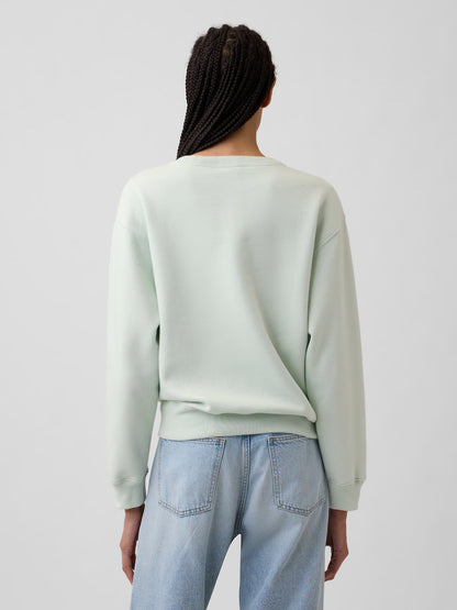 Açık Yeşil Gap Logo Sweatshirt