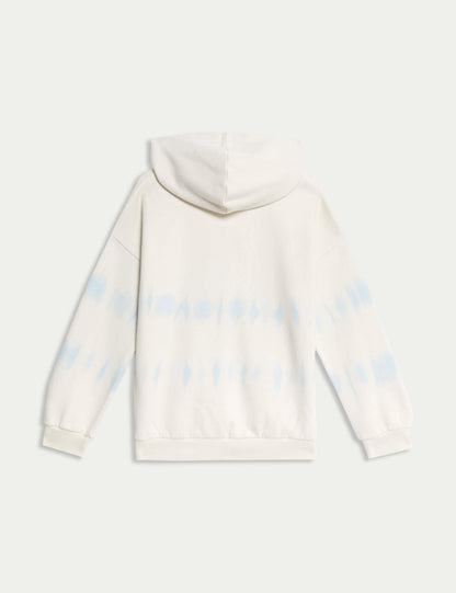 Pamuklu Ombre Grafikli Sweatshirt (6-16 Yaş)