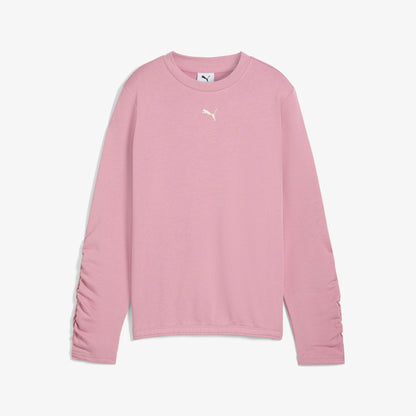 Puma Bowtique Crew Çocuk Pembe Sweatshirt