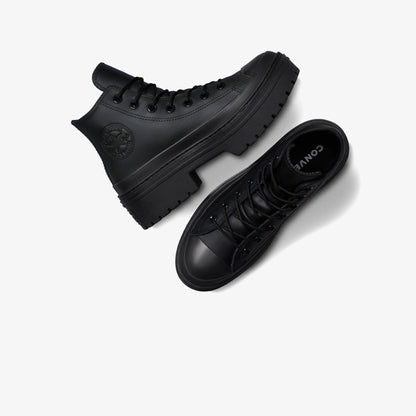 Converse Chuck Taylor All Star Lugged Heel Unisex Siyah Deri Platform Sneaker