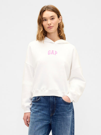 Beyaz Relaxed Gap Logo Fleece Sweatshirt