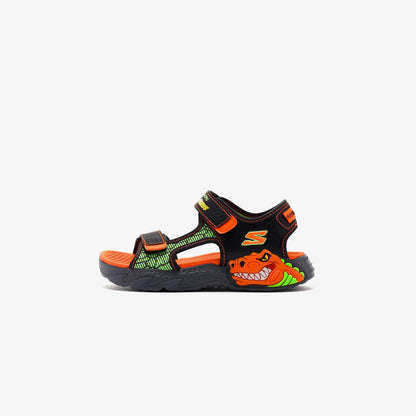 Skechers Lights Creature Splash Çocuk Işıklı Siyah Sandalet