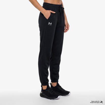 Under Armour Sport Terry Jogger Kadın Siyah Eşofman Altı