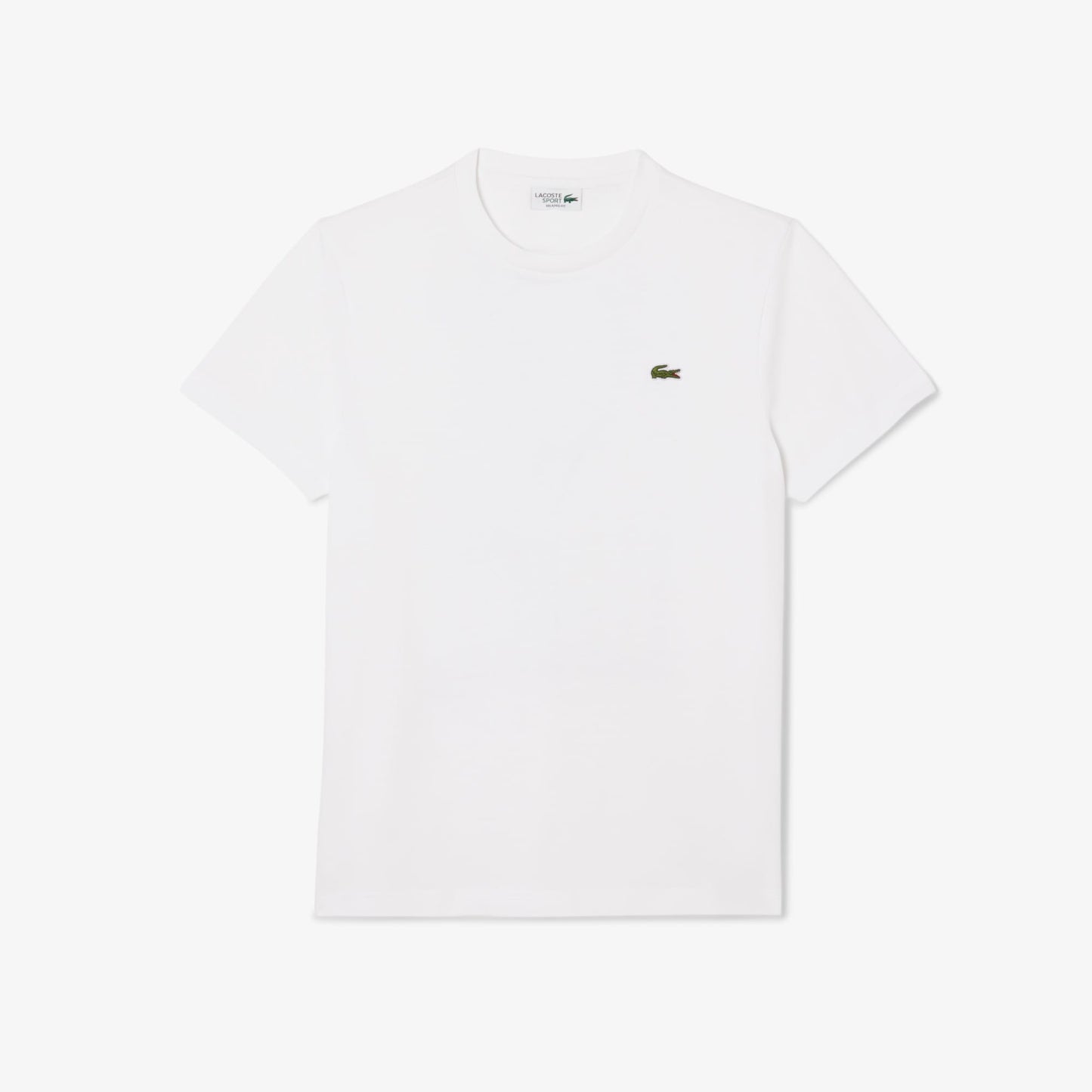 Lacoste X Rolex Paris Unisex Regular Fit Bisiklet Yaka Beyaz T-shirt