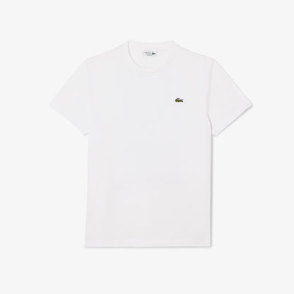Lacoste X Rolex Paris Unisex Regular Fit Bisiklet Yaka Beyaz T-shirt