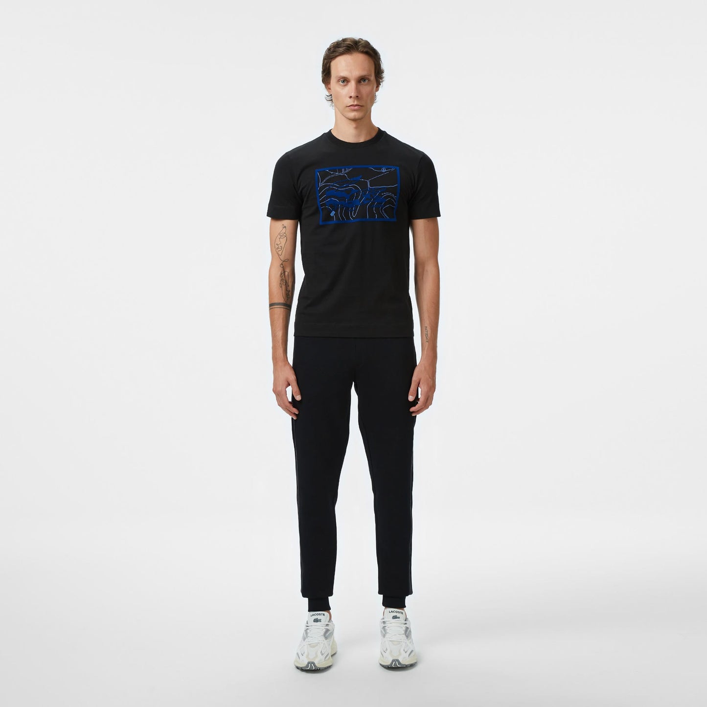 Lacoste Classic Fit Erkek Siyah Eşofman Altı