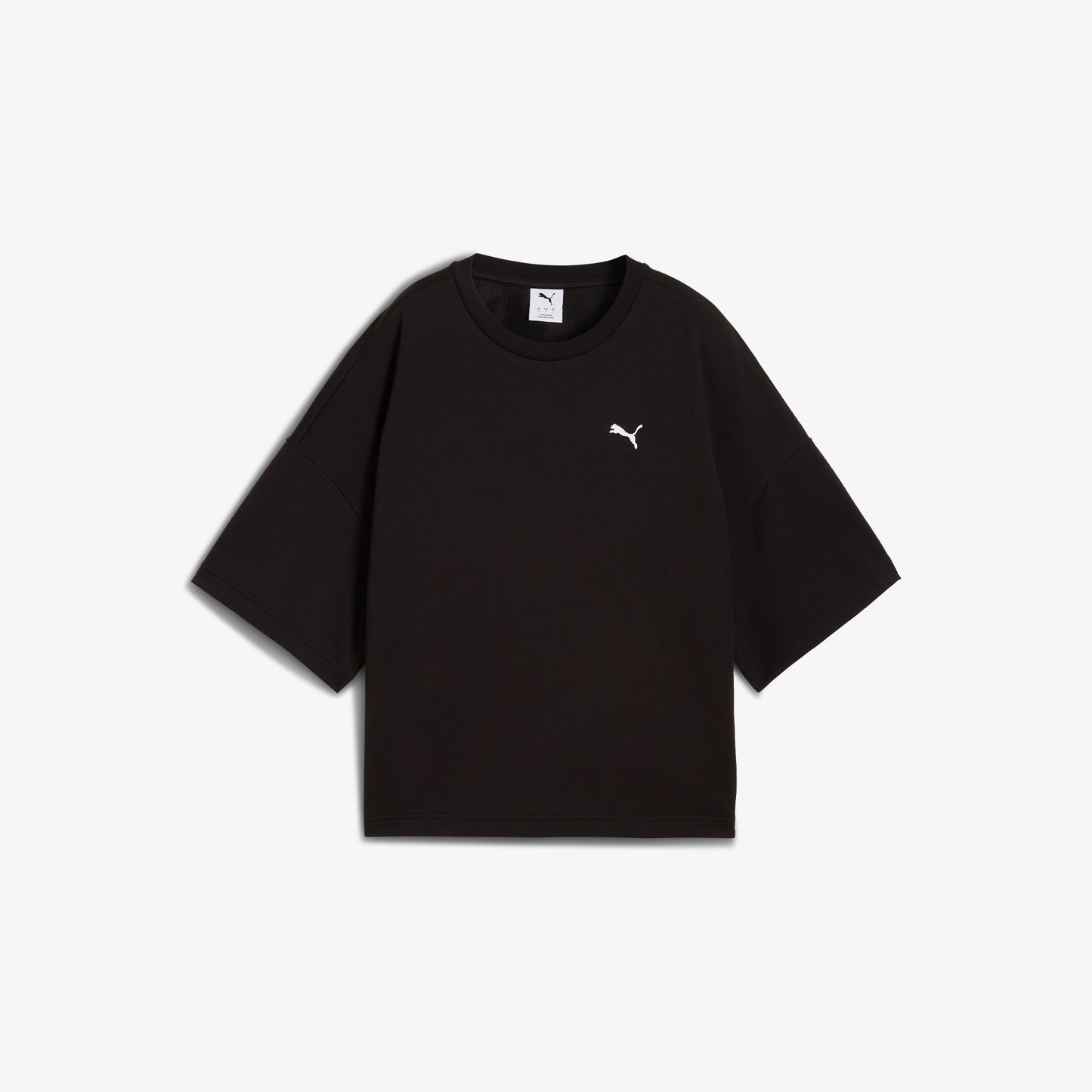 Puma Wardrobe Essentials Relaxed Kadın Siyah T-shirt