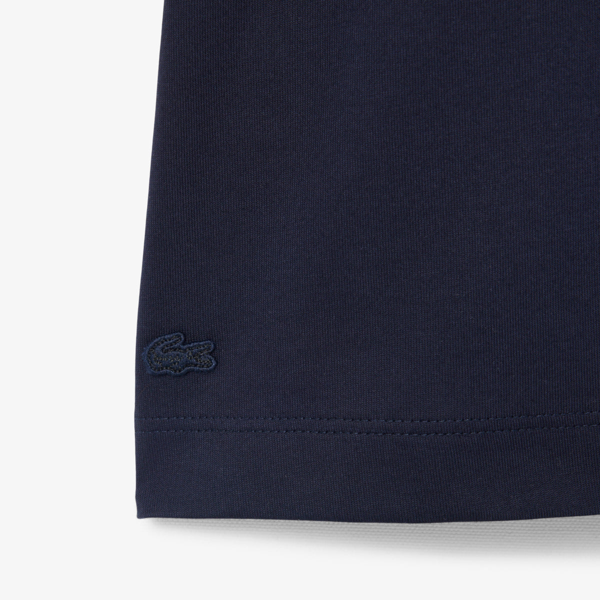 Lacoste Kadın Flare Fit Kısa Kollu Bisiklet Yaka Lacivert Elbise