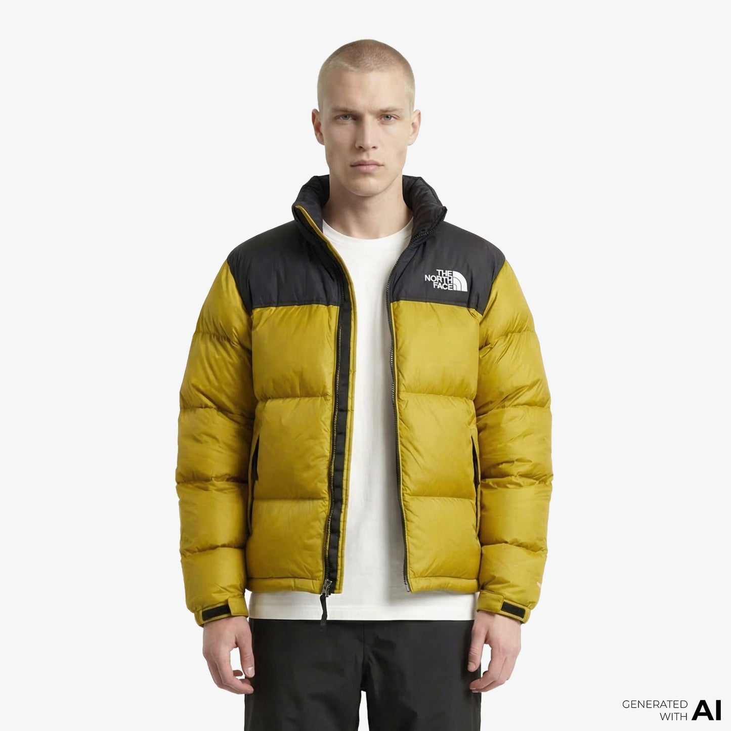 The North Face Retro Nuptse Bicolor Down Erkek Renkli Mont