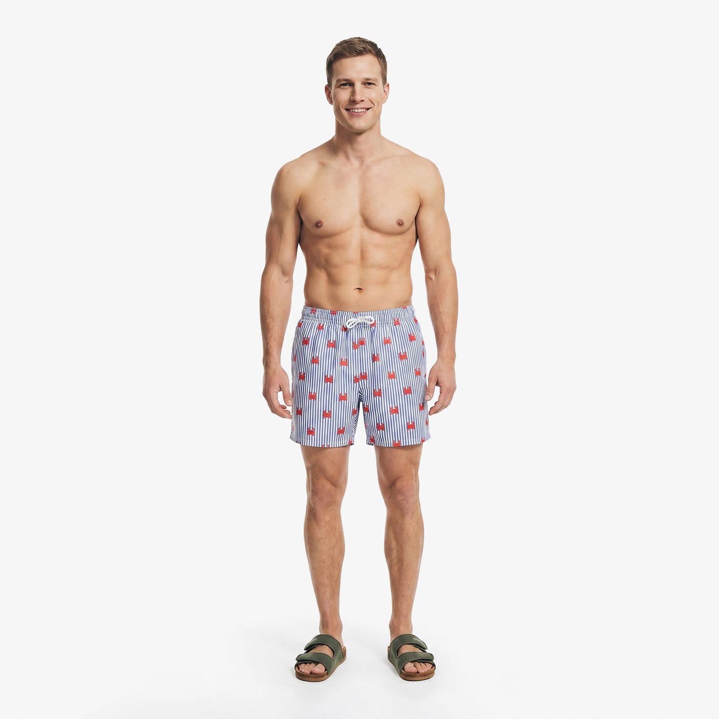 Nautica Regular Fit Erkek Mavi Deniz Şortu