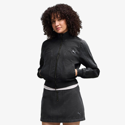 Puma Future Archive Washed Kadın Siyah Ceket