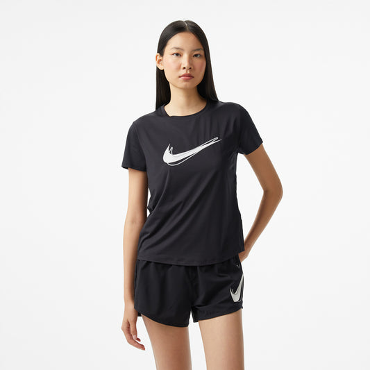 Nike One Swoosh Kadın Siyah Koşu T-shirt