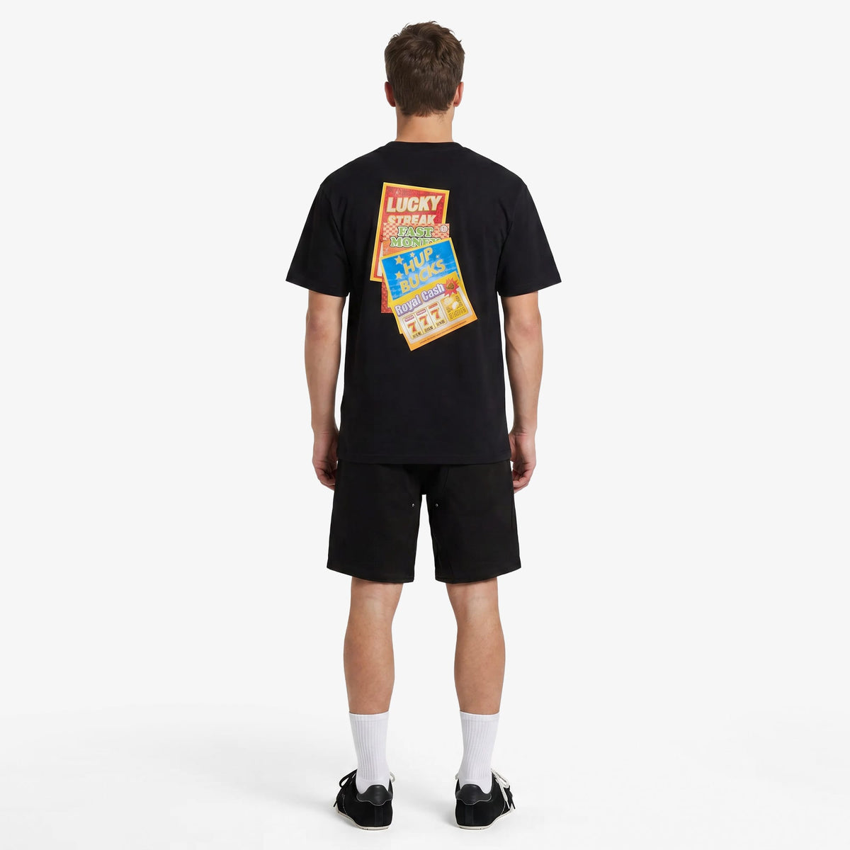 Huf Lucky Erkek Siyah T-shirt