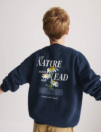 Desenli Çocuk Sweatshirt
