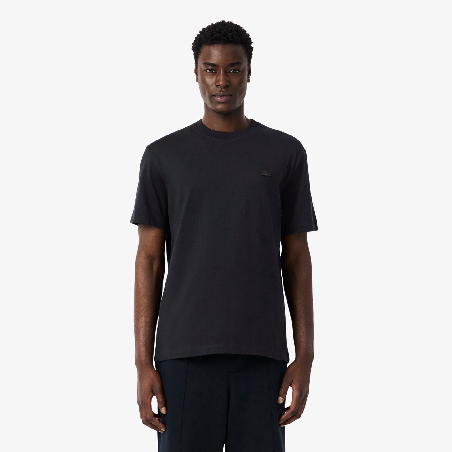 Lacoste Classic Fit Bisiklet Yaka Erkek Gri T-shirt