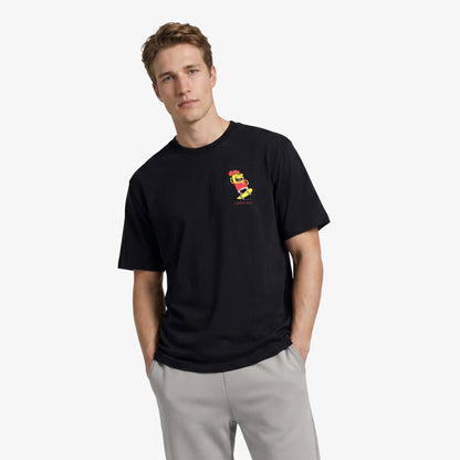 Converse Grafik Baskılı Erkek Siyah T-shirt