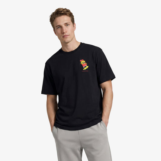 Converse Grafik Baskılı Erkek Siyah T-shirt