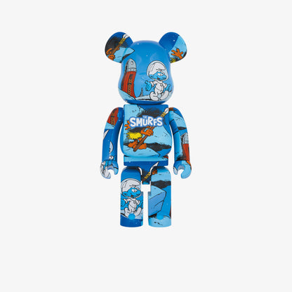 Bearbrick The Smurfs - The Astrosmurf 70cm Renkli Figür