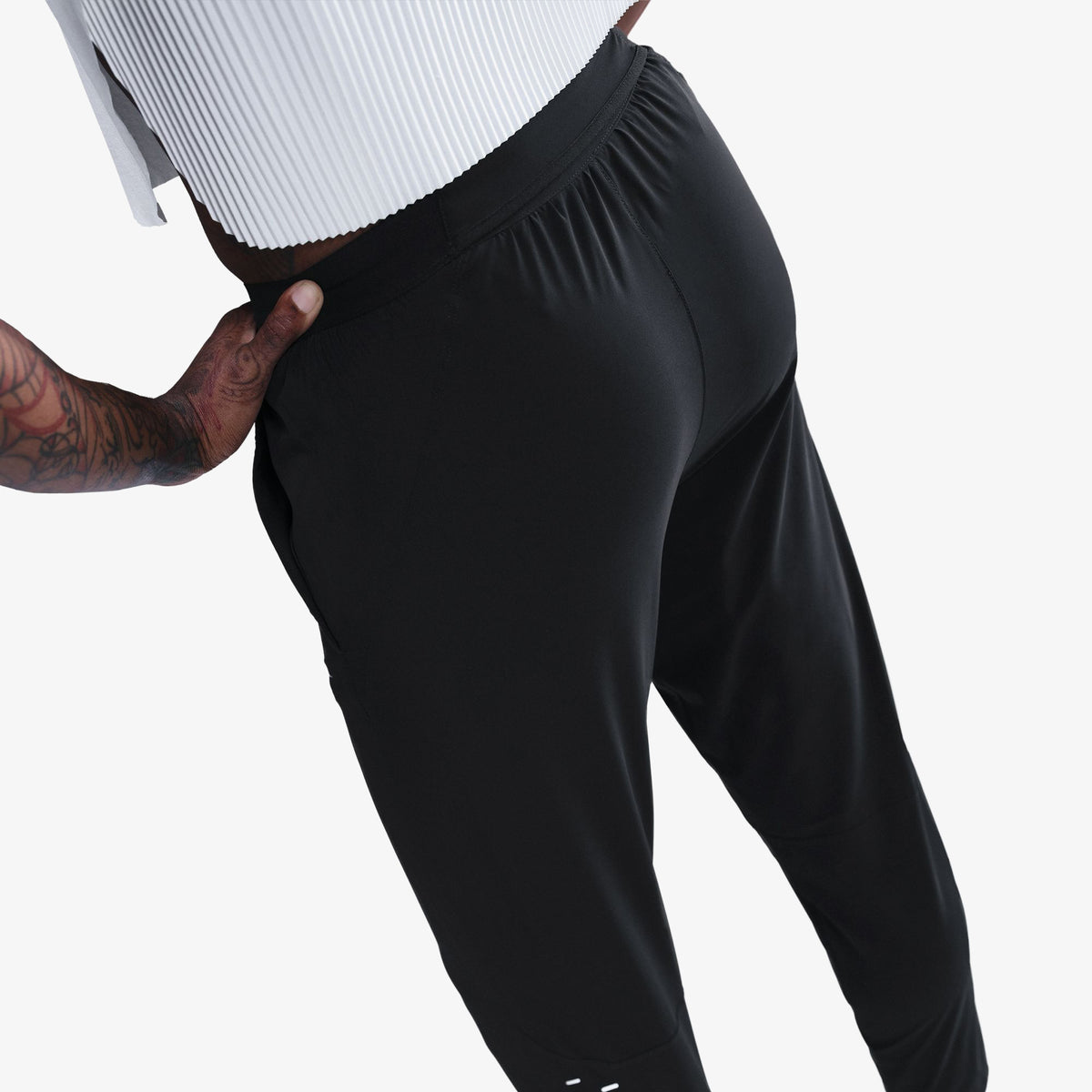 Nike Tempo Dri-fit Mid Rise 7/8 Kadın Siyah Koşu Eşofman Altı