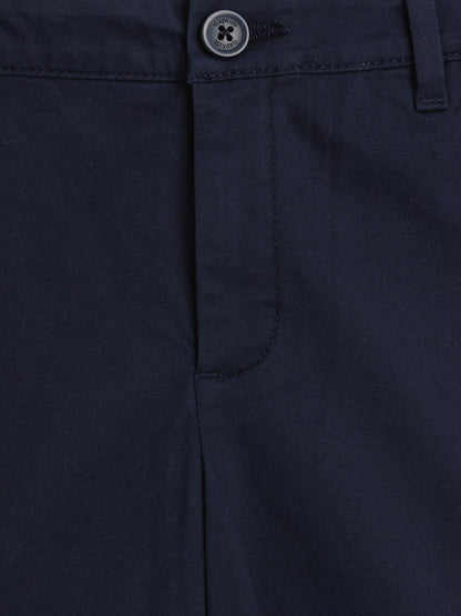 Lacivert Midi Uniform Şort