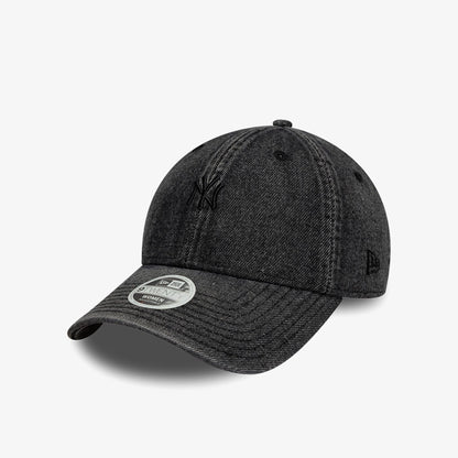 New Era New York Yankees Denim 9twenty Kadın Siyah Şapka