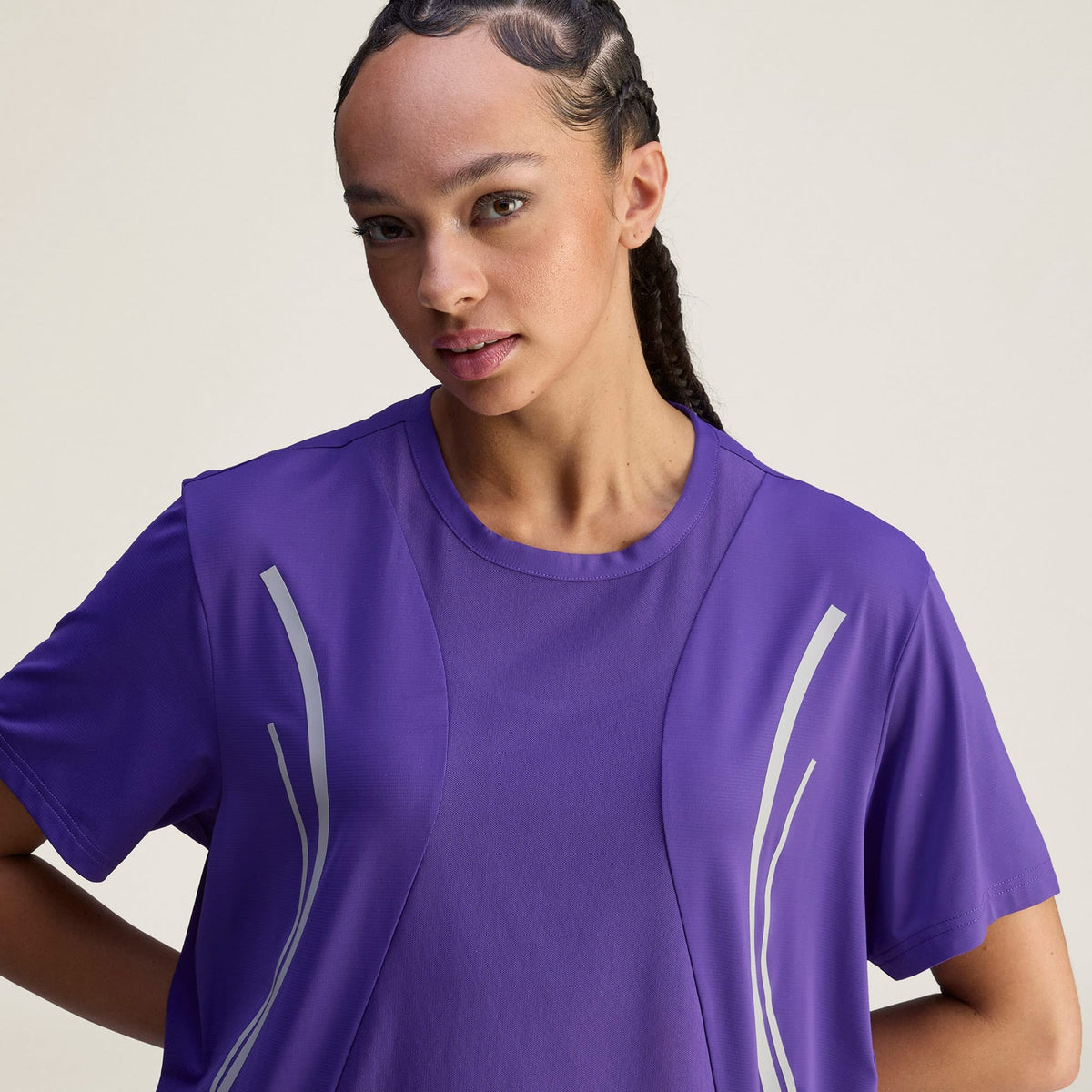 Adidas Asmc Tpa Kadın Mor T-shirt