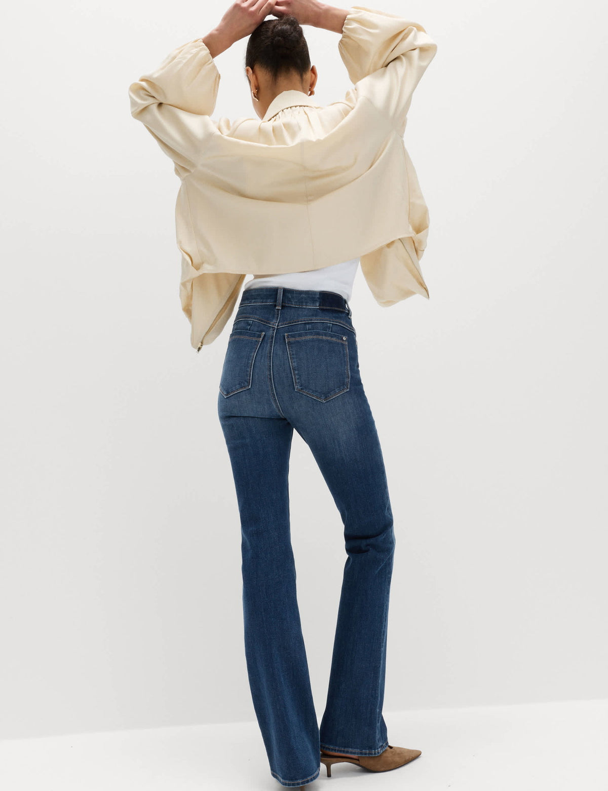 Yüksek Bel Slim Flare Magic Jean Pantolon