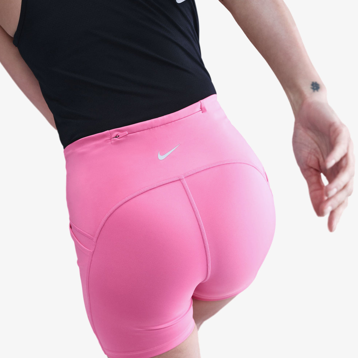 Nike Dri-fıt Swift High-rise 4 Kadın Pembe Antrenman Şortu