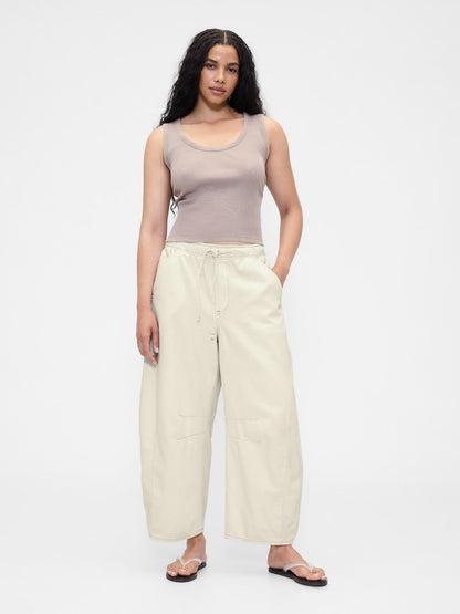 Bej Mid Rise Ultrasoft Kolay Horseshoe Jean Pantolon