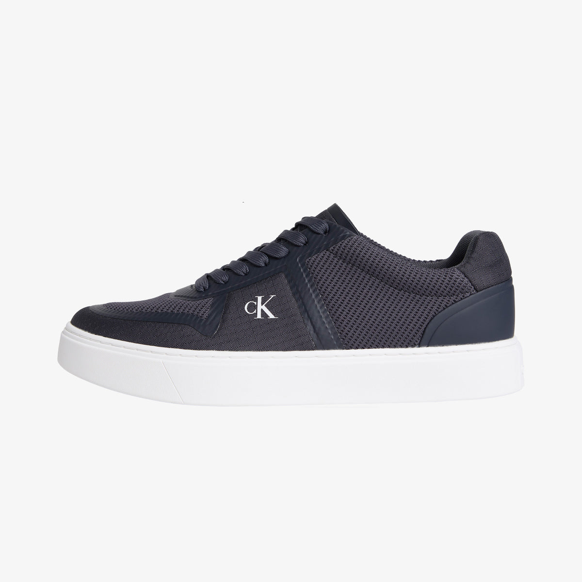 Calvin Klein Classic Cups Laceup Knit Erkek Siyah Sneaker