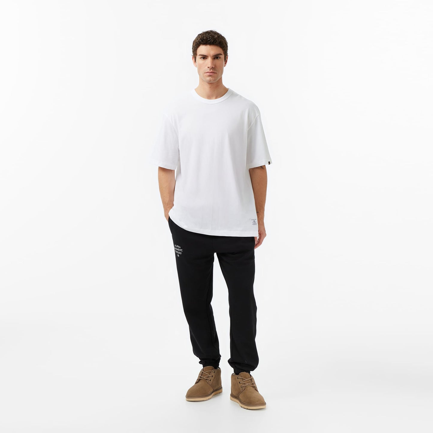 Alpha Industries Uniform Relaxed Fit Erkek Siyah Eşofman Altı