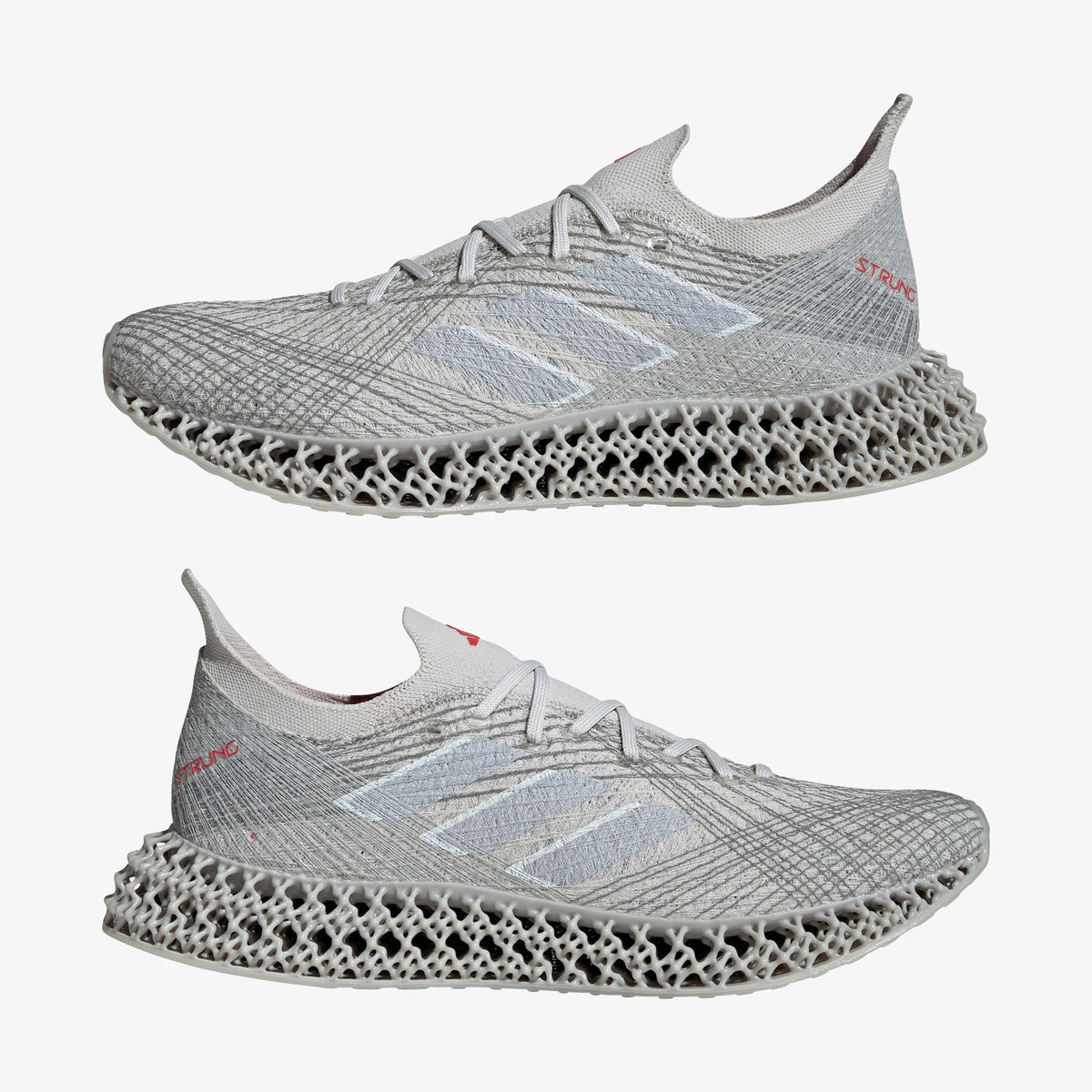 Adidas 4dfwd X Strung Erkek Gri Koşu Ayakkabısı