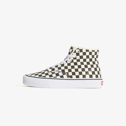 Vans Authentic Hi 2.0 Checkerboard Kadın Siyah Sneaker
