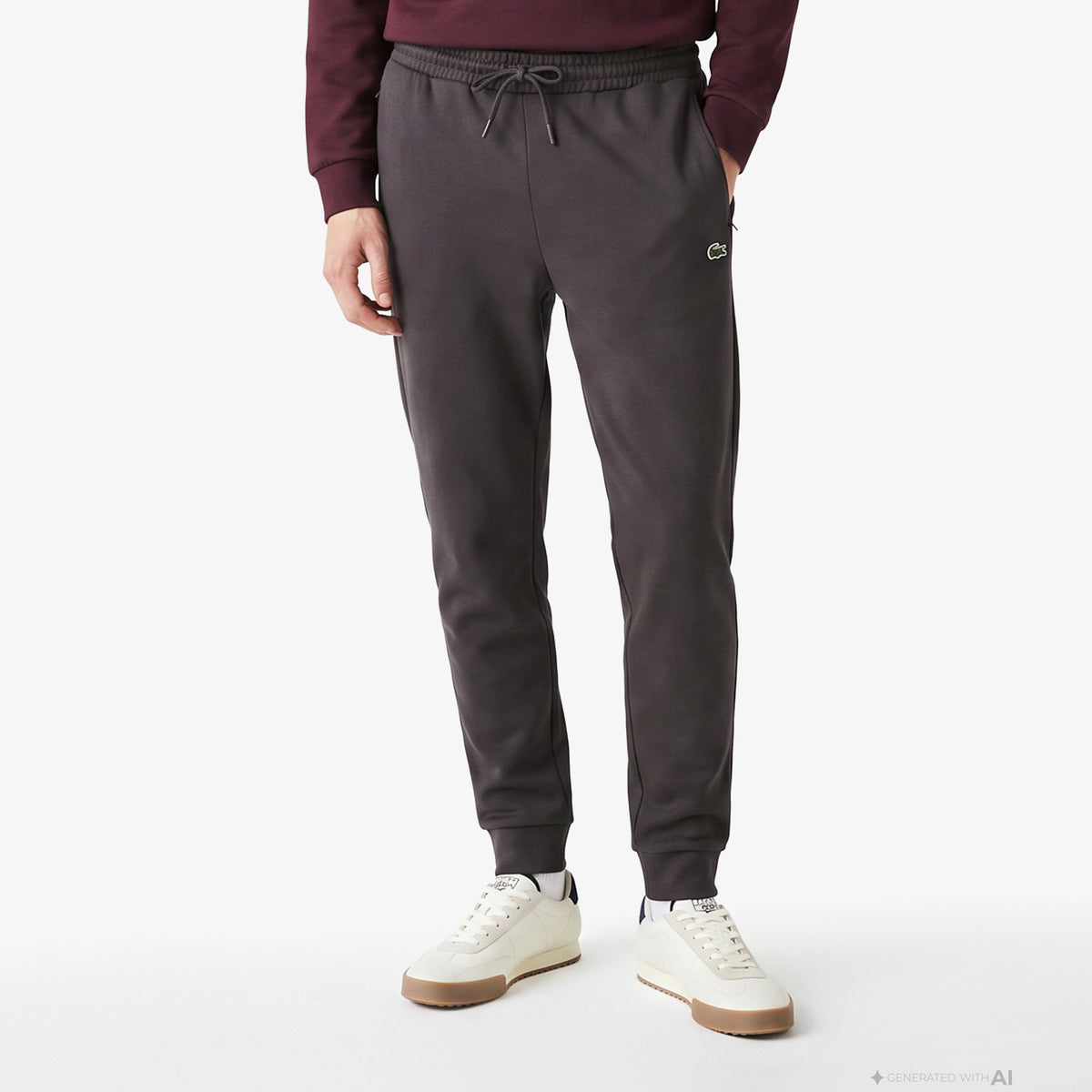 Lacoste Slim Fit Erkek Kahverengi Eşofman Altı