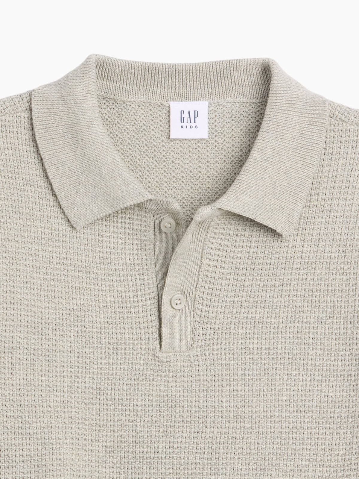 Gri Relaxed Textured Polo T-shirt