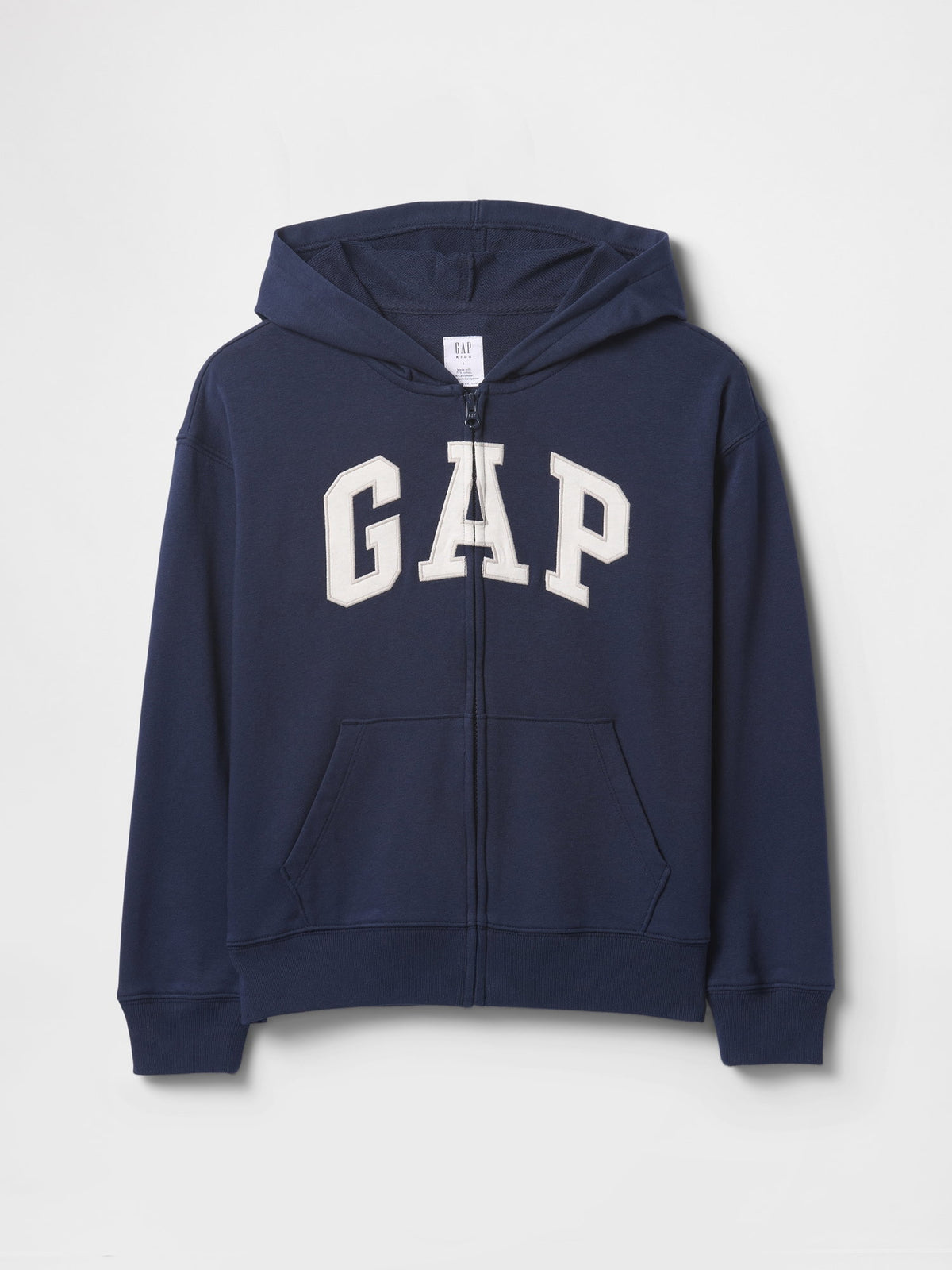 Lacivert Gap Logo Relaxed Fermuarlı Sweatshirt