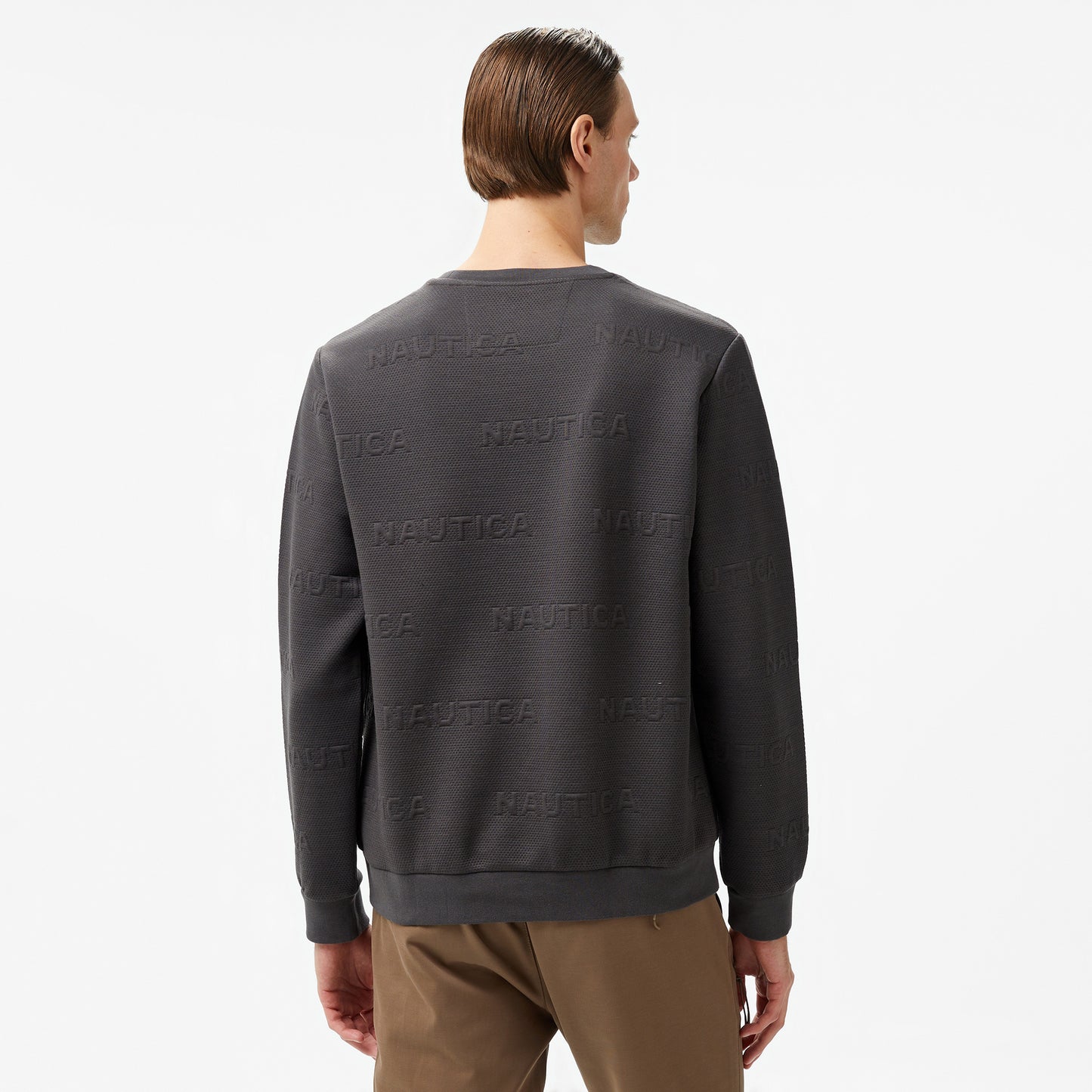 Nautica Erkek Gri Regular Fit Sweatshirt