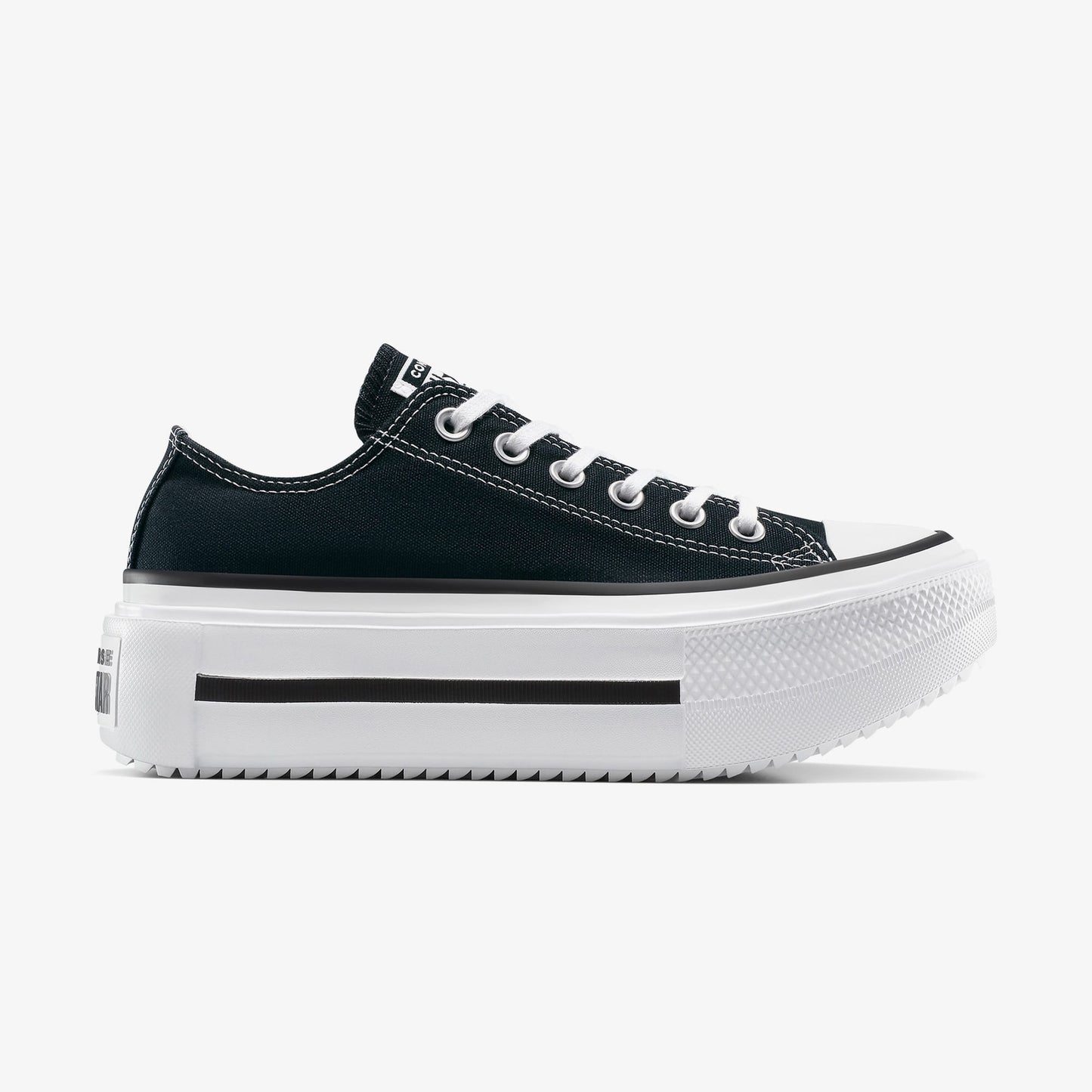 Converse Chuck Taylor All Star Lift Double Stack Platform Kadın Siyah Sneaker