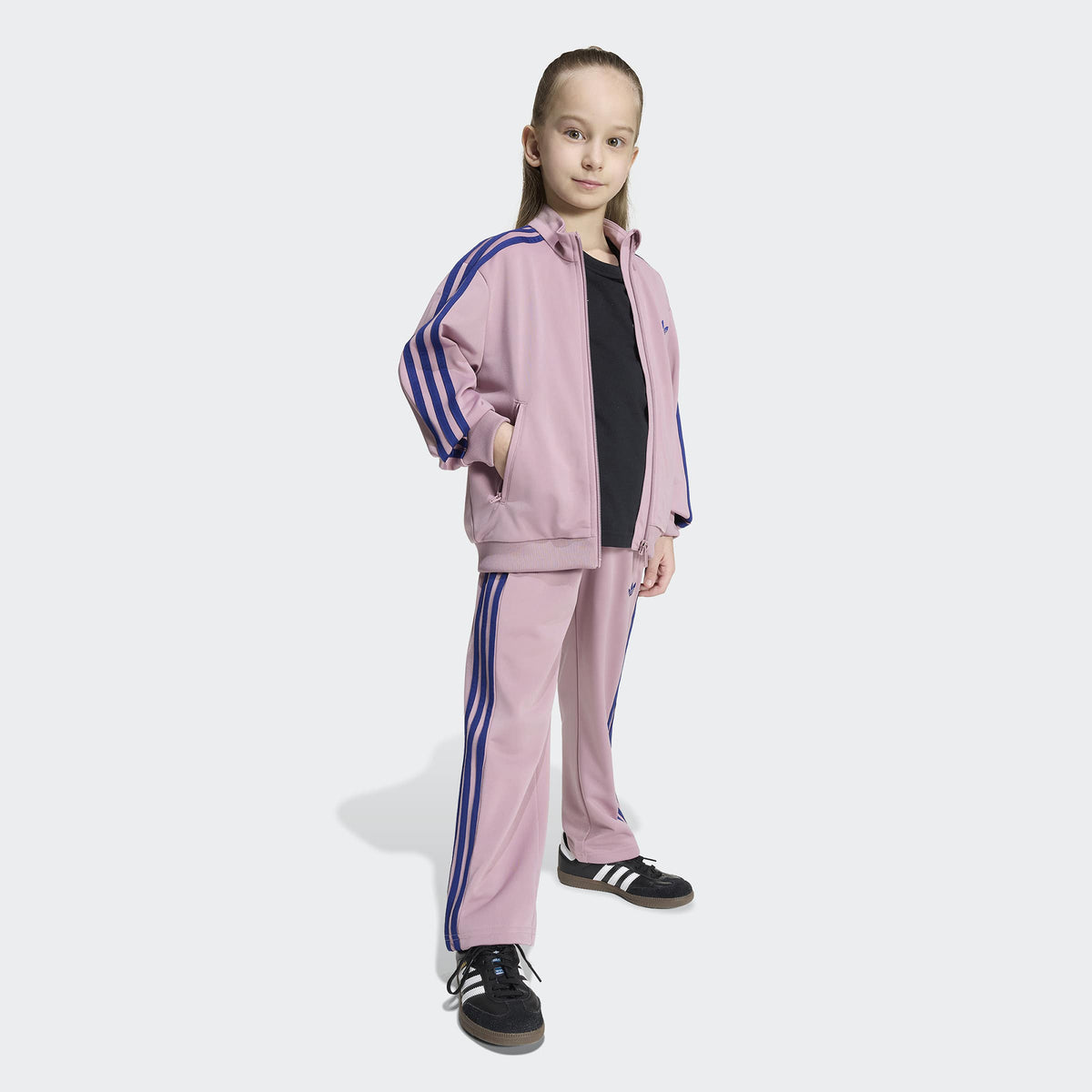 Adidas Firebird Çocuk Pembe Eşofman Takımı