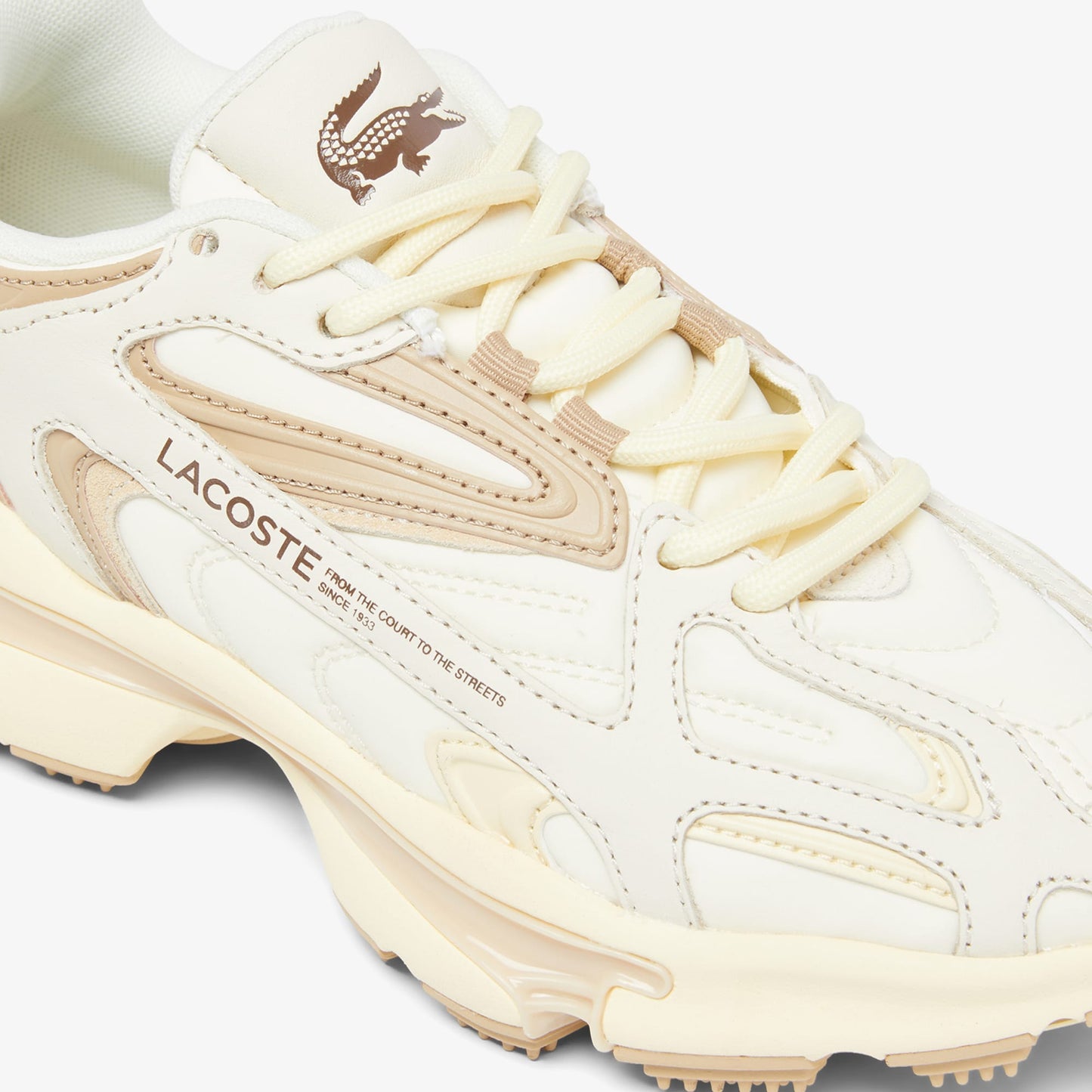 Lacoste Elite Active Kadın Bej Sneaker